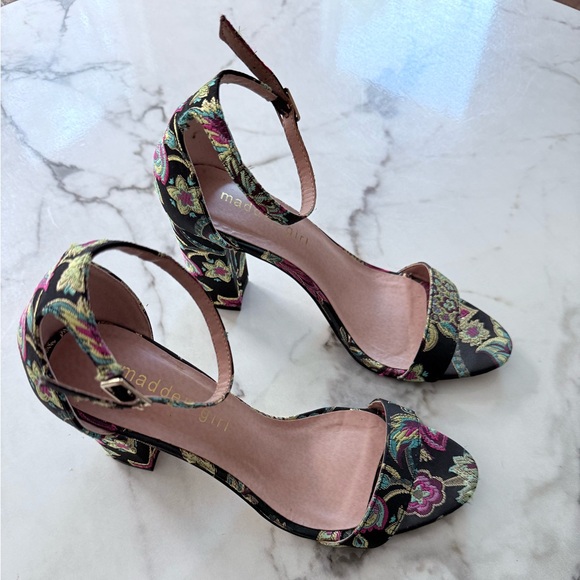 Madden Girl Shoes - Madden Girl Women's Floral Heels - Black